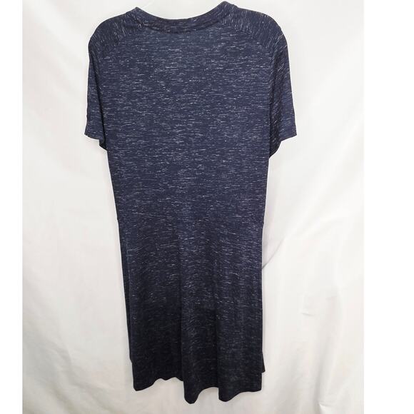 Smartwool Heather Blue V Neck Dress  Everyday Exploration Merino pockets casual - Picture 2 of 12